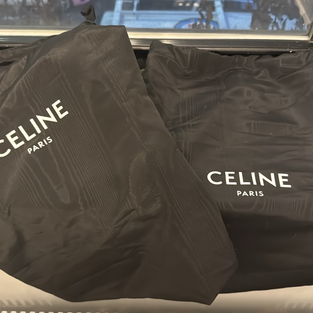 CELINE lace up with cuff chunky combat boots - Picture 5 of 11